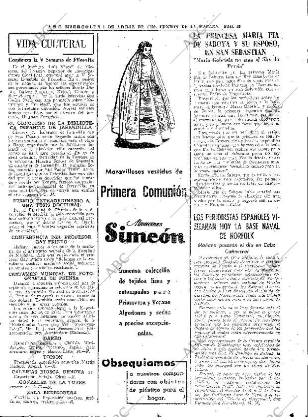 ABC MADRID 01-04-1959 página 45