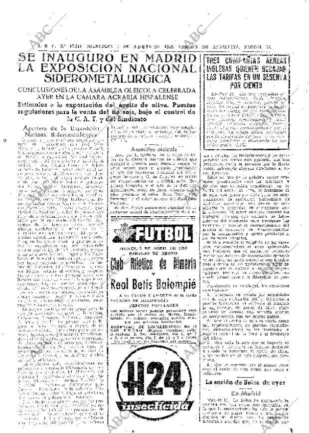 ABC SEVILLA 01-04-1959 página 23