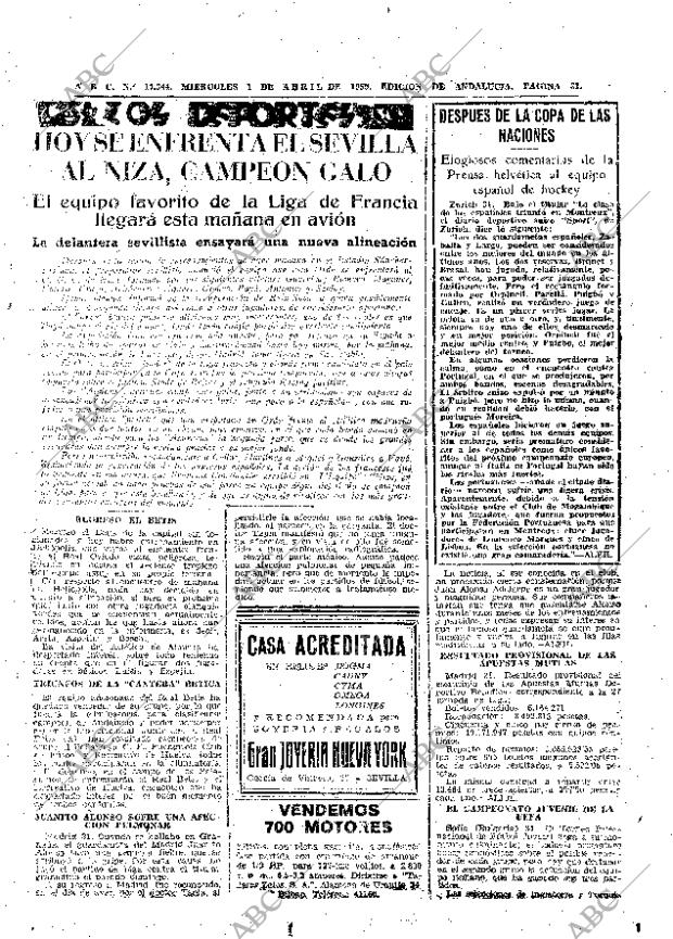 ABC SEVILLA 01-04-1959 página 31