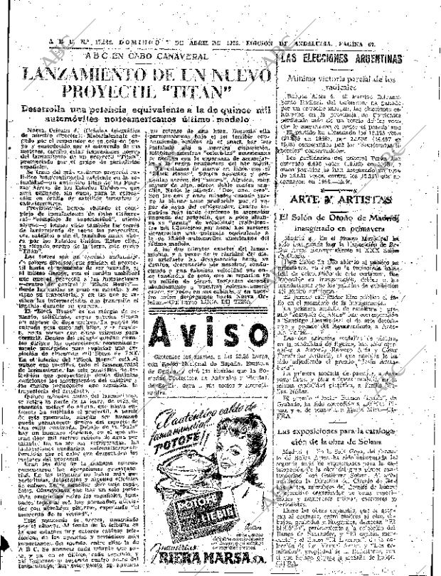 ABC SEVILLA 05-04-1959 página 67