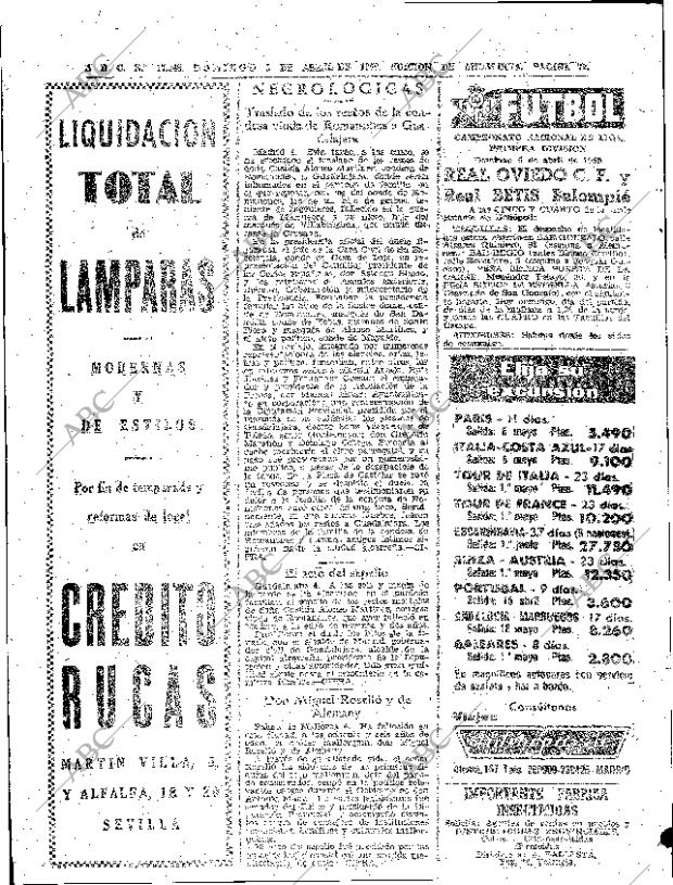 ABC SEVILLA 05-04-1959 página 72