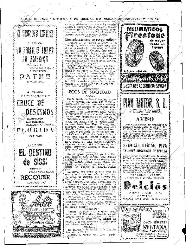 ABC SEVILLA 05-04-1959 página 74