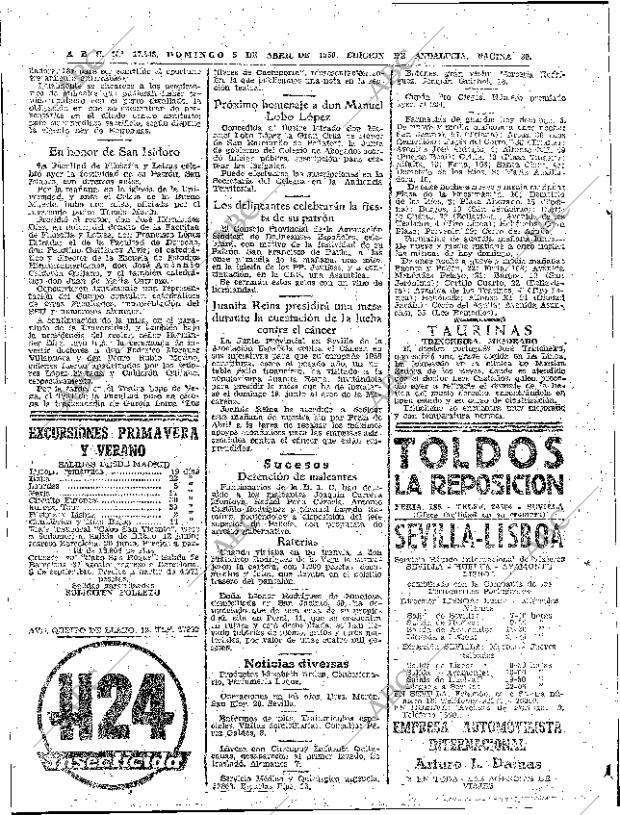 ABC SEVILLA 05-04-1959 página 80