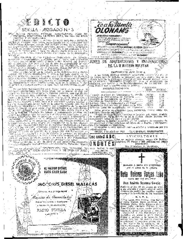 ABC SEVILLA 05-04-1959 página 92