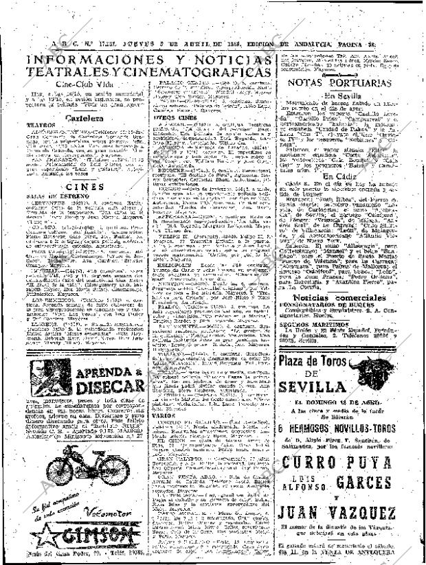 ABC SEVILLA 09-04-1959 página 38