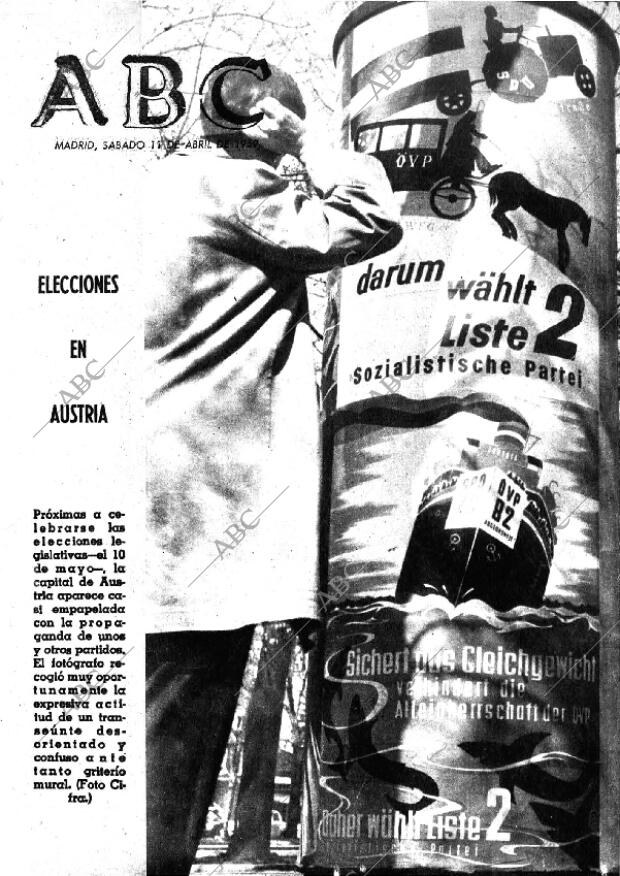 ABC MADRID 11-04-1959 página 1