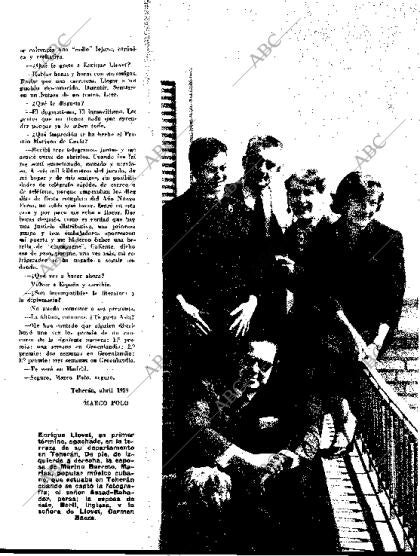 BLANCO Y NEGRO MADRID 11-04-1959