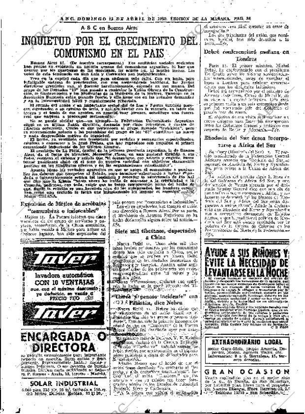 ABC MADRID 12-04-1959 página 84