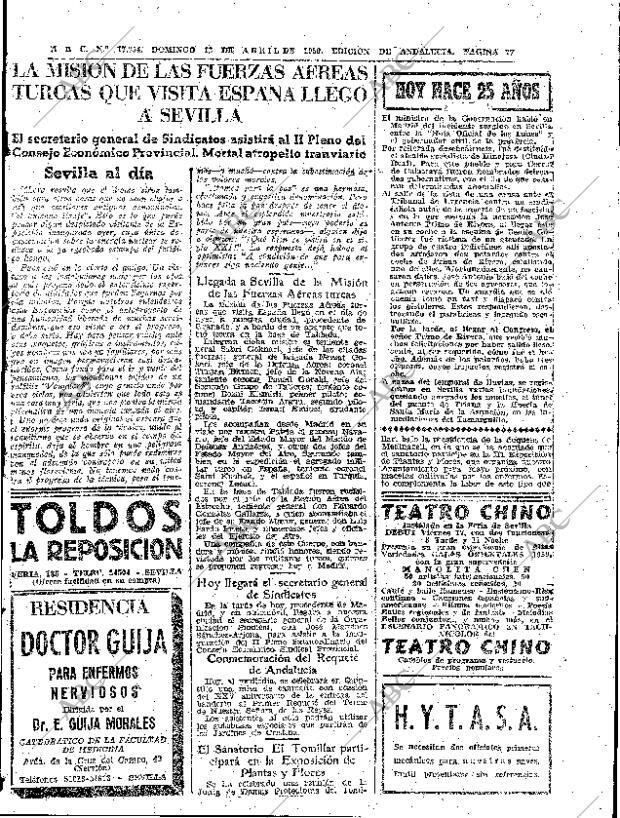 ABC SEVILLA 12-04-1959 página 77