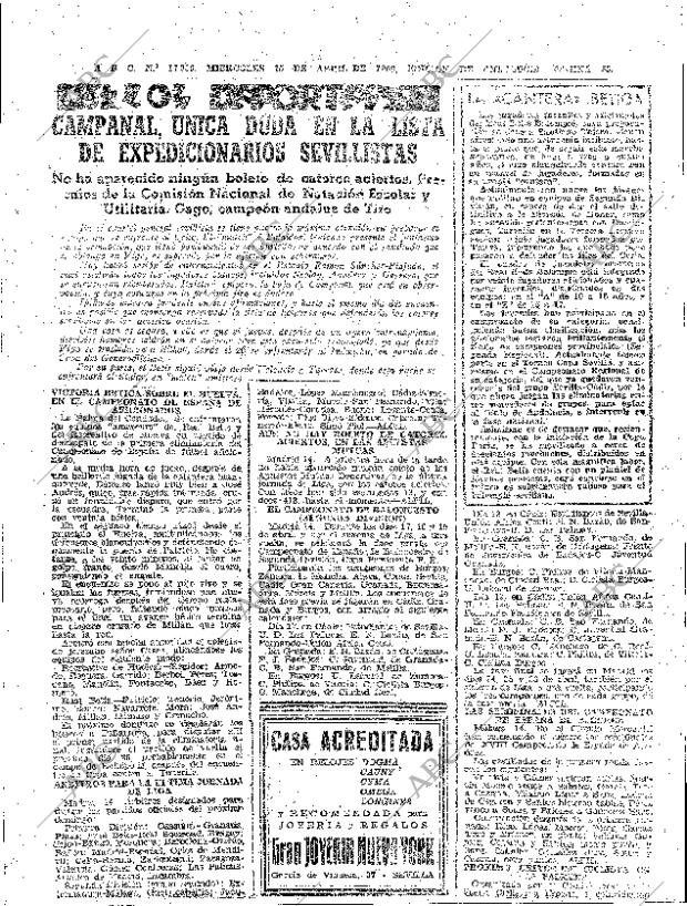 ABC SEVILLA 15-04-1959 página 53
