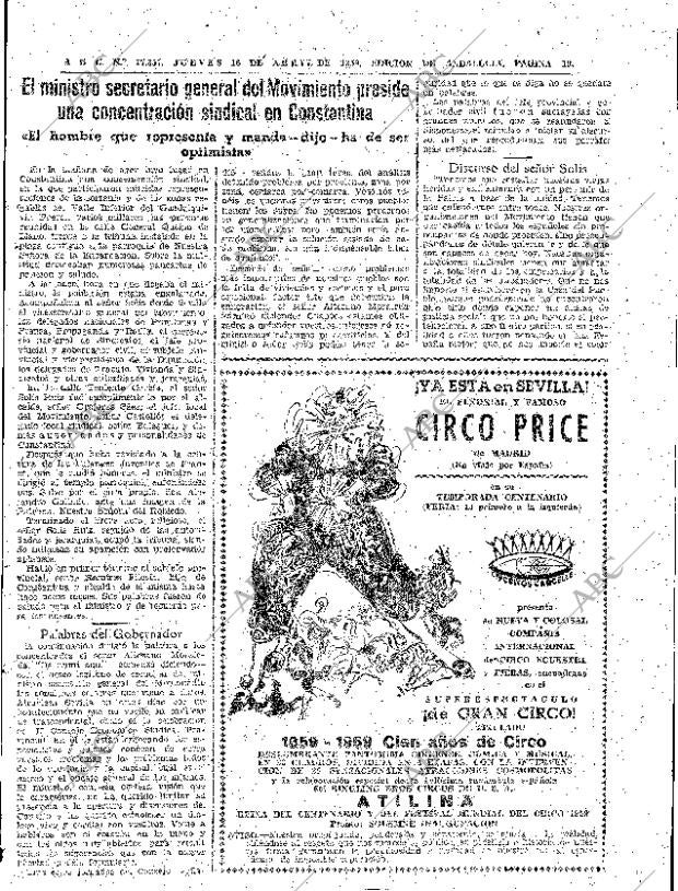 ABC SEVILLA 16-04-1959 página 19