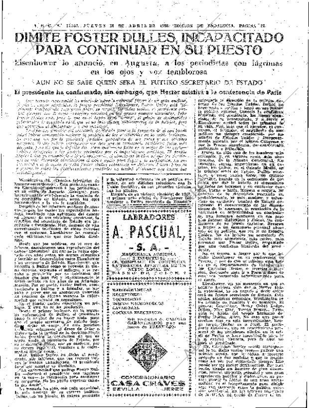 ABC SEVILLA 16-04-1959 página 21