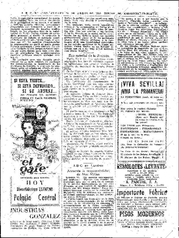 ABC SEVILLA 16-04-1959 página 22