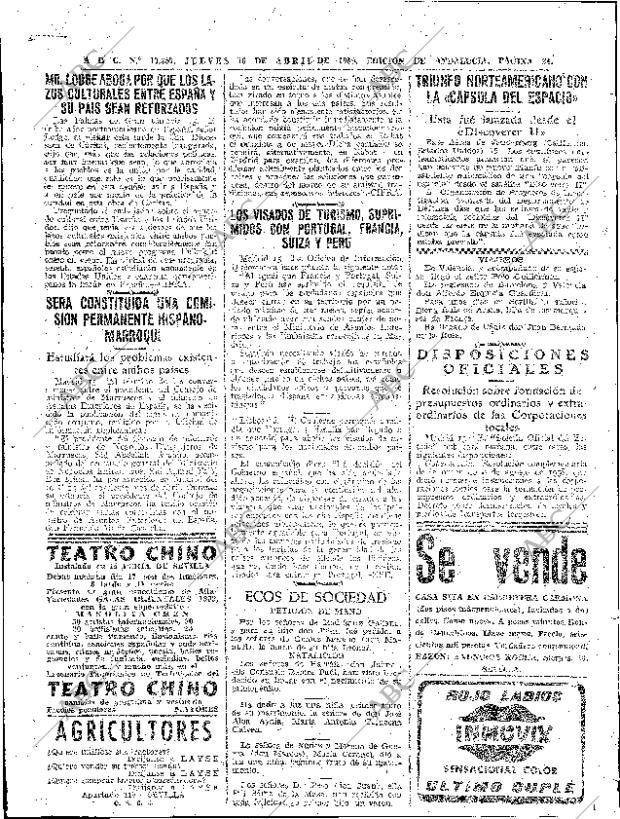 ABC SEVILLA 16-04-1959 página 24