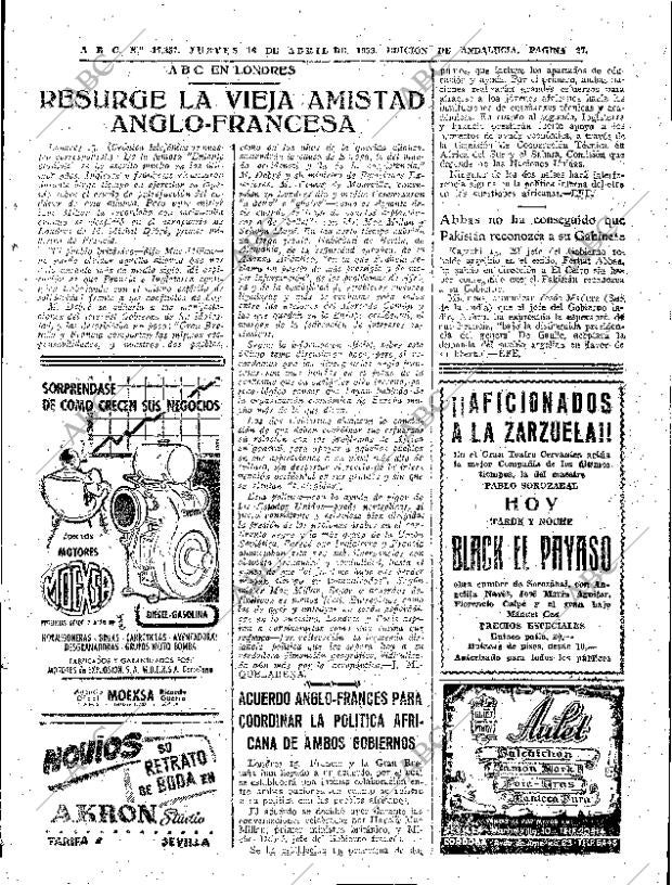 ABC SEVILLA 16-04-1959 página 27