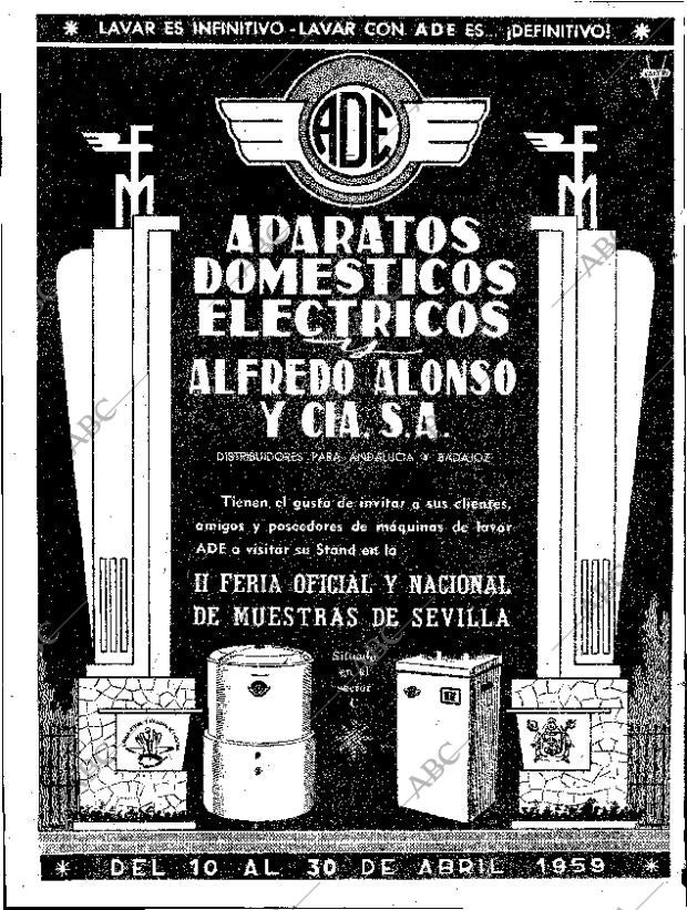 ABC SEVILLA 16-04-1959 página 48