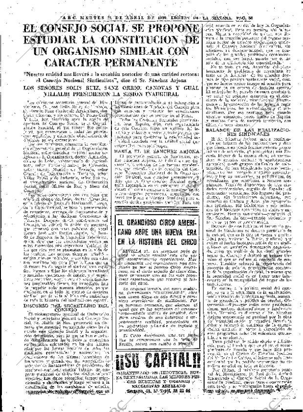 ABC MADRID 21-04-1959 página 50