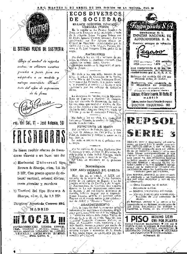 ABC MADRID 21-04-1959 página 60