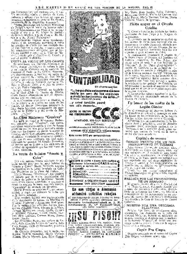 ABC MADRID 21-04-1959 página 62