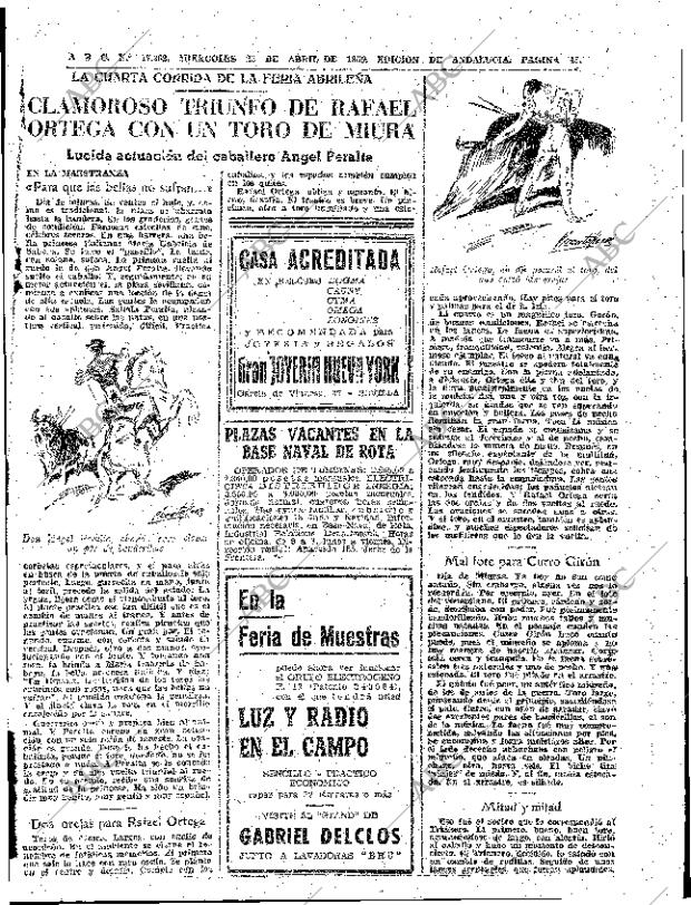 ABC SEVILLA 22-04-1959 página 43