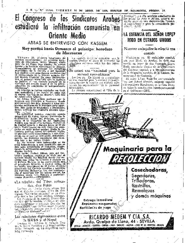 ABC SEVILLA 24-04-1959 página 33