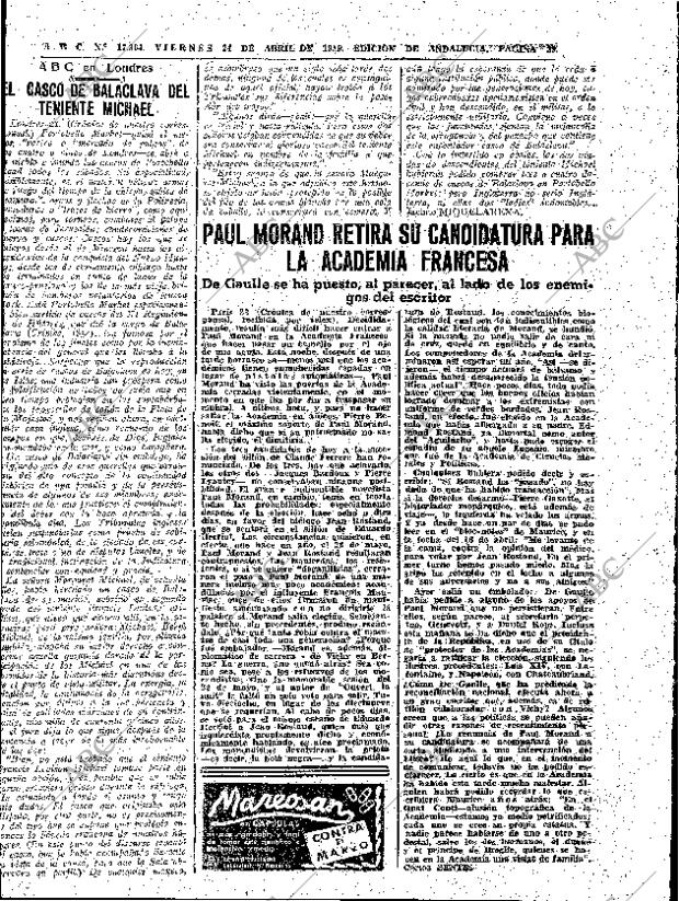 ABC SEVILLA 24-04-1959 página 39