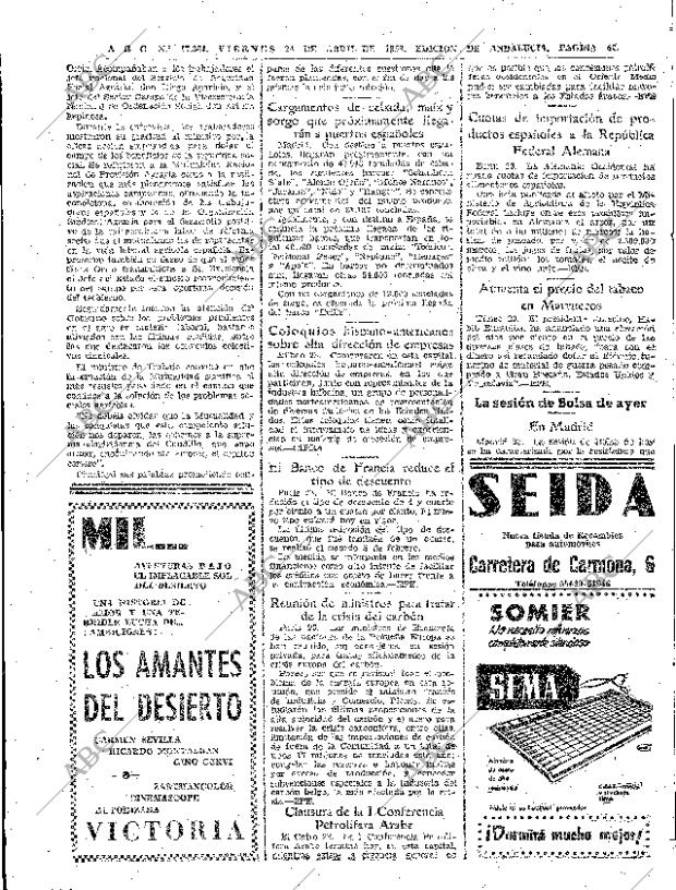 ABC SEVILLA 24-04-1959 página 42