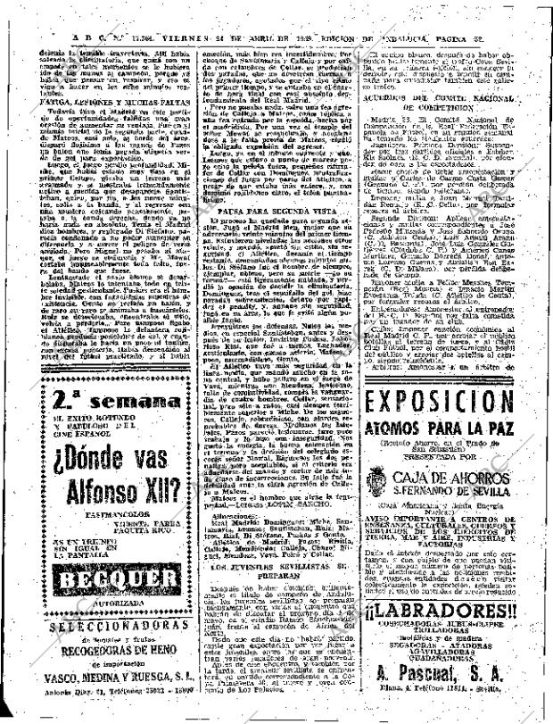 ABC SEVILLA 24-04-1959 página 52