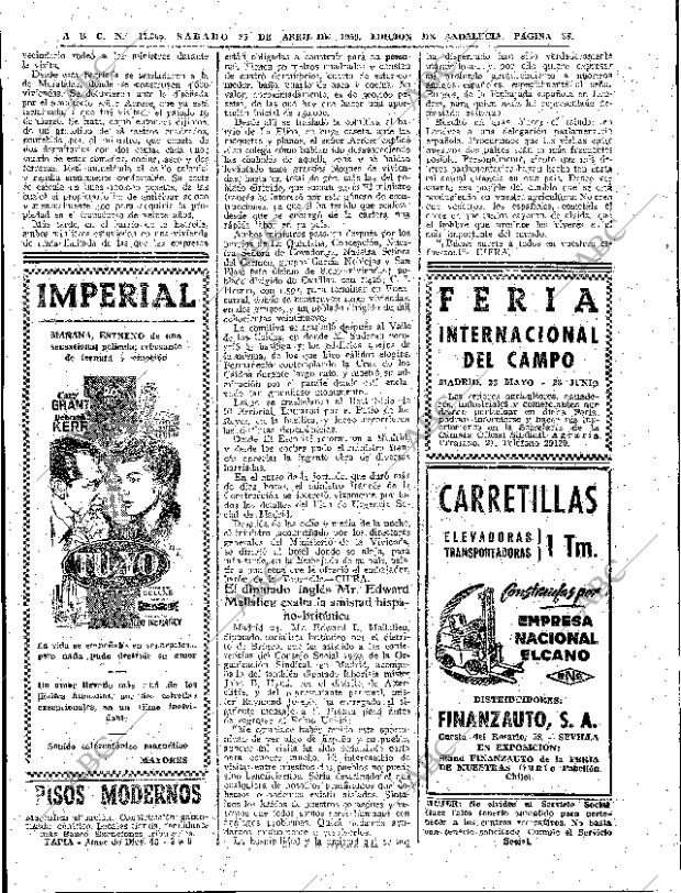 ABC SEVILLA 25-04-1959 página 36