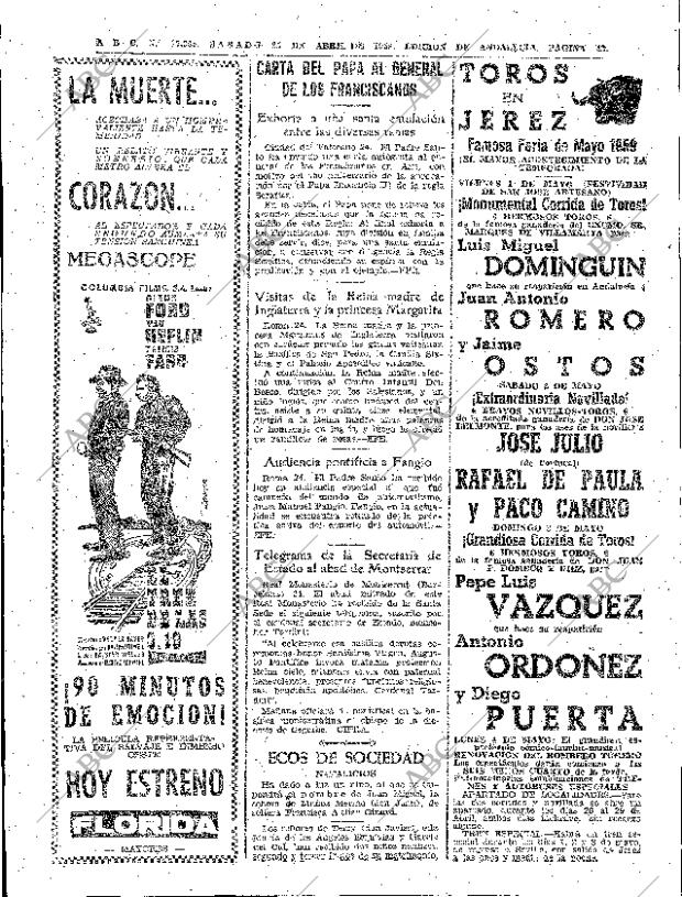 ABC SEVILLA 25-04-1959 página 40