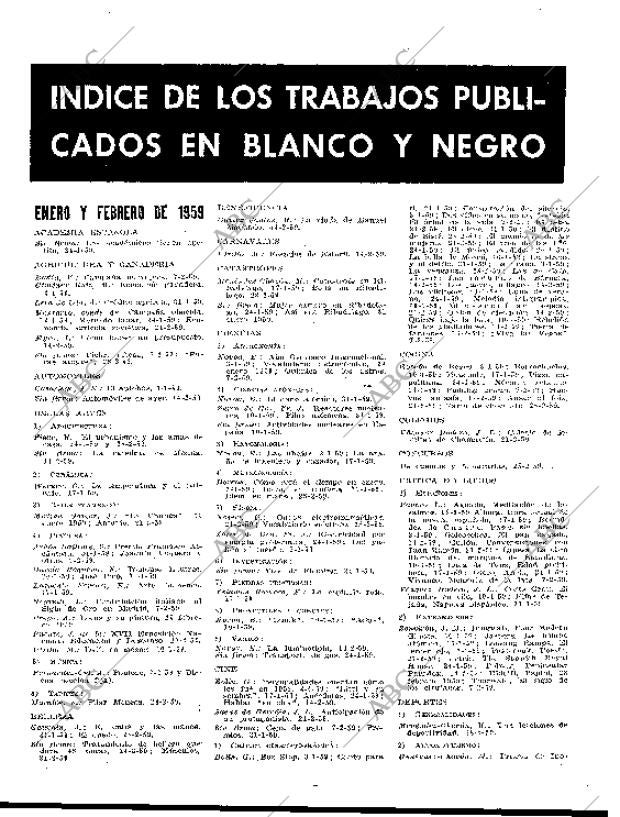 BLANCO Y NEGRO MADRID 25-04-1959 página 7
