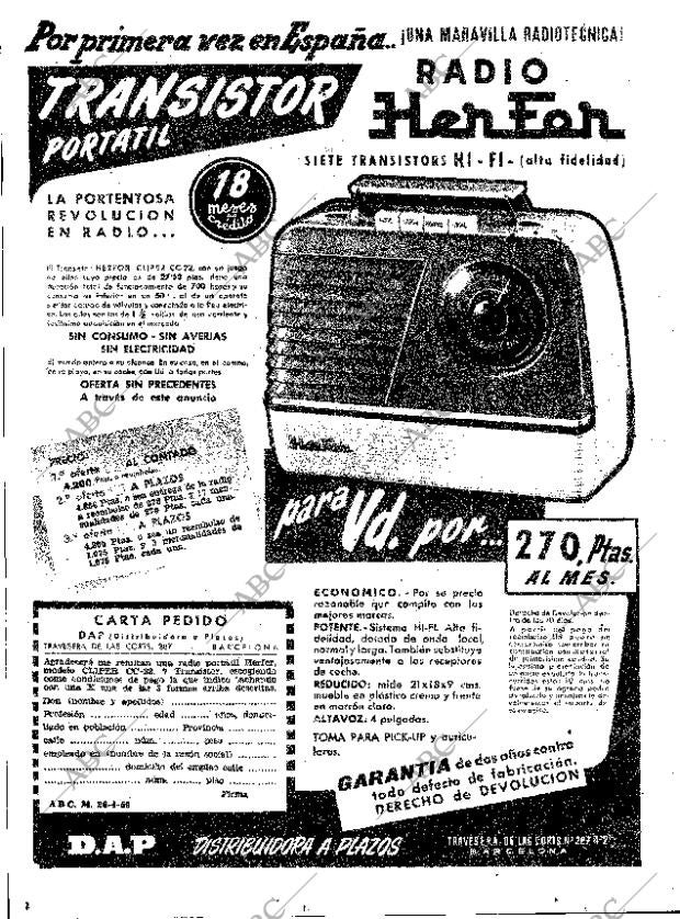 ABC MADRID 26-04-1959 página 56