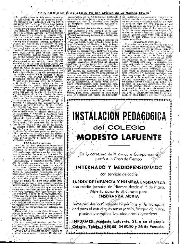 ABC MADRID 26-04-1959 página 81