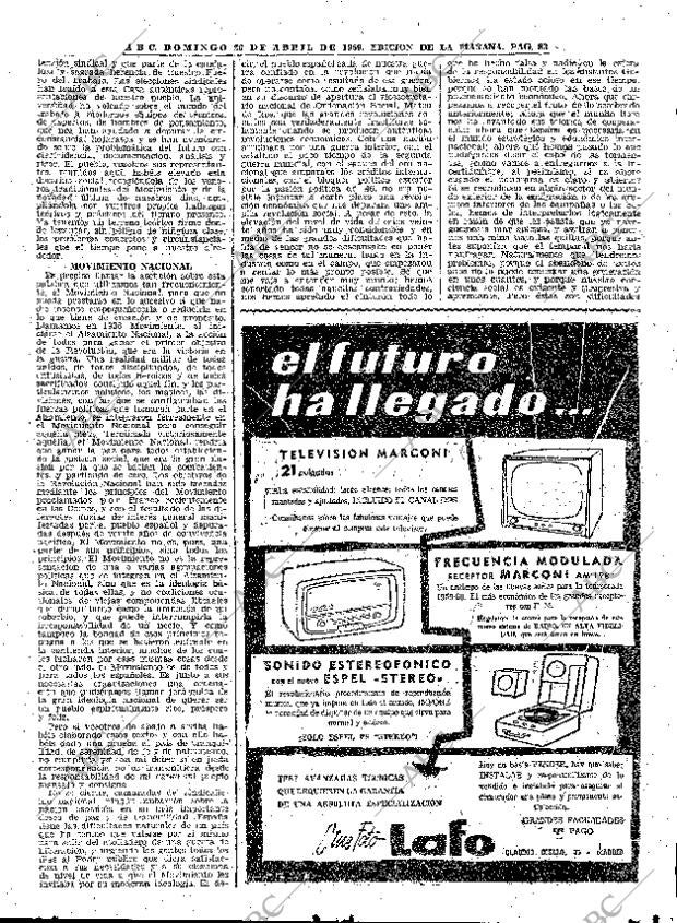 ABC MADRID 26-04-1959 página 83