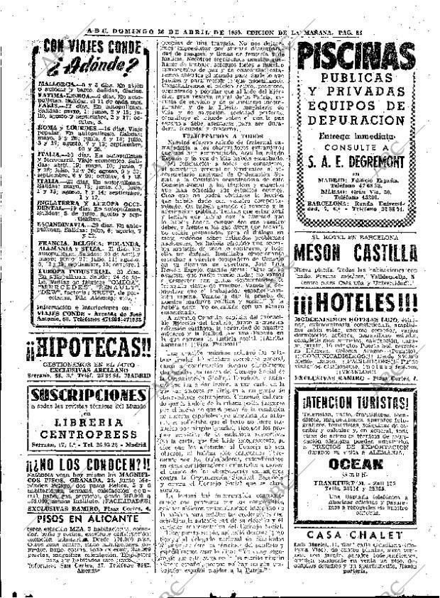 ABC MADRID 26-04-1959 página 84
