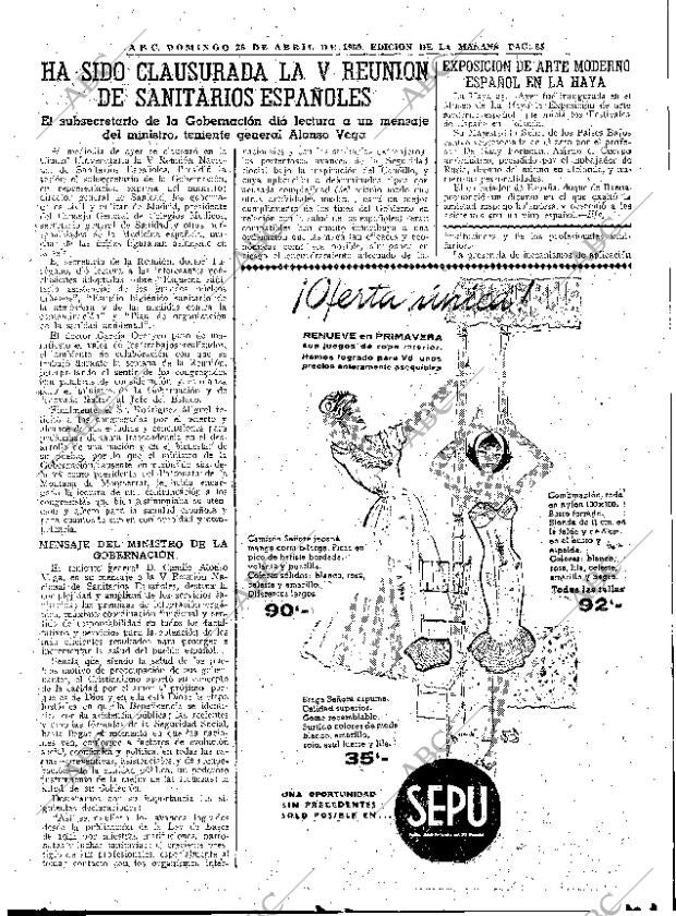 ABC MADRID 26-04-1959 página 85
