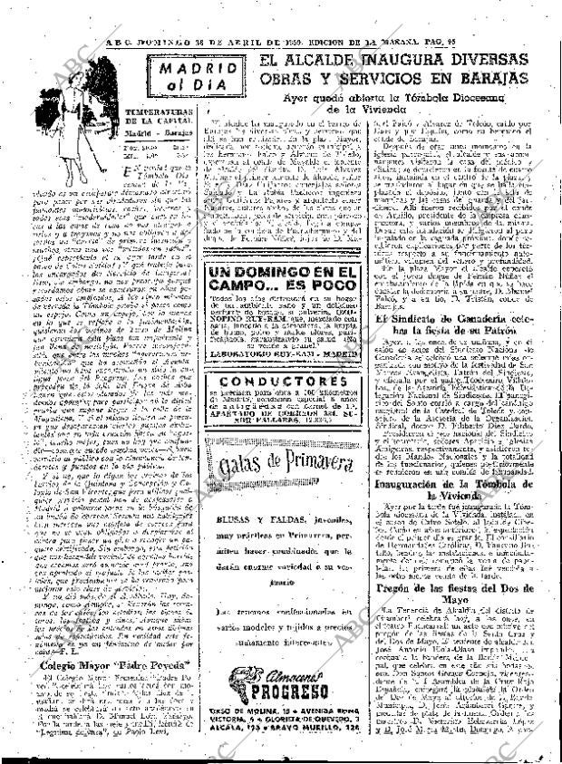 ABC MADRID 26-04-1959 página 95