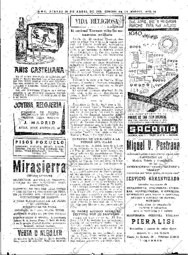 ABC MADRID 30-04-1959 página 54