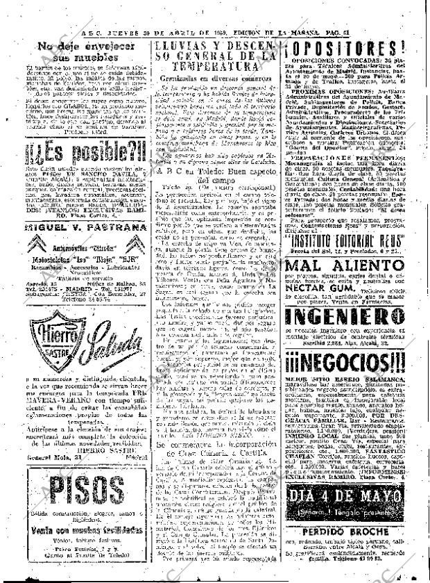 ABC MADRID 30-04-1959 página 61