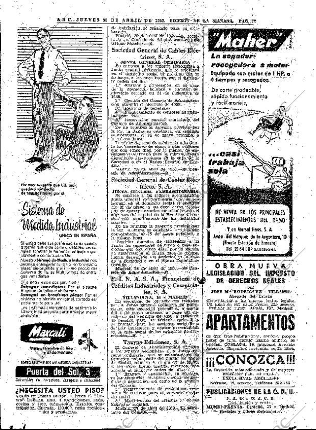 ABC MADRID 30-04-1959 página 72
