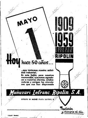 ABC MADRID 01-05-1959 página 12