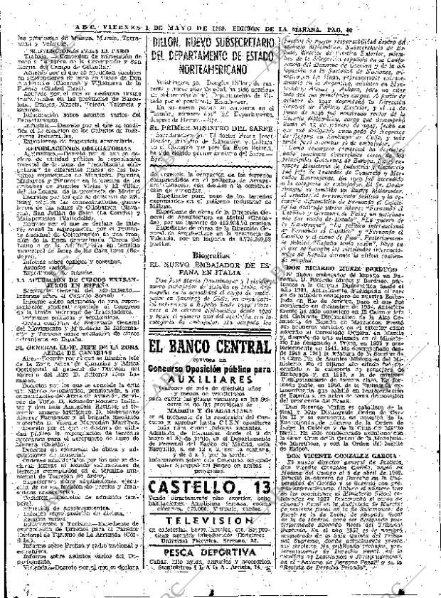 ABC MADRID 01-05-1959 página 40