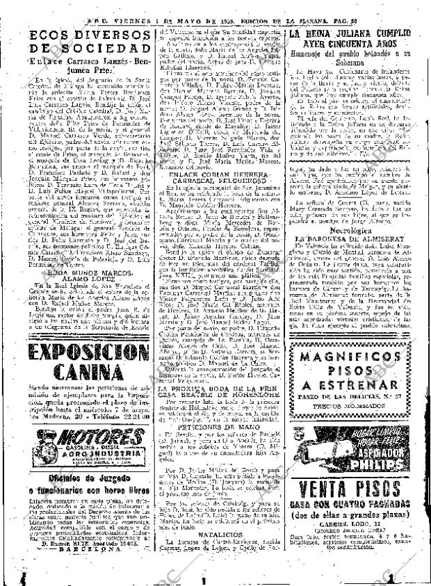 ABC MADRID 01-05-1959 página 50