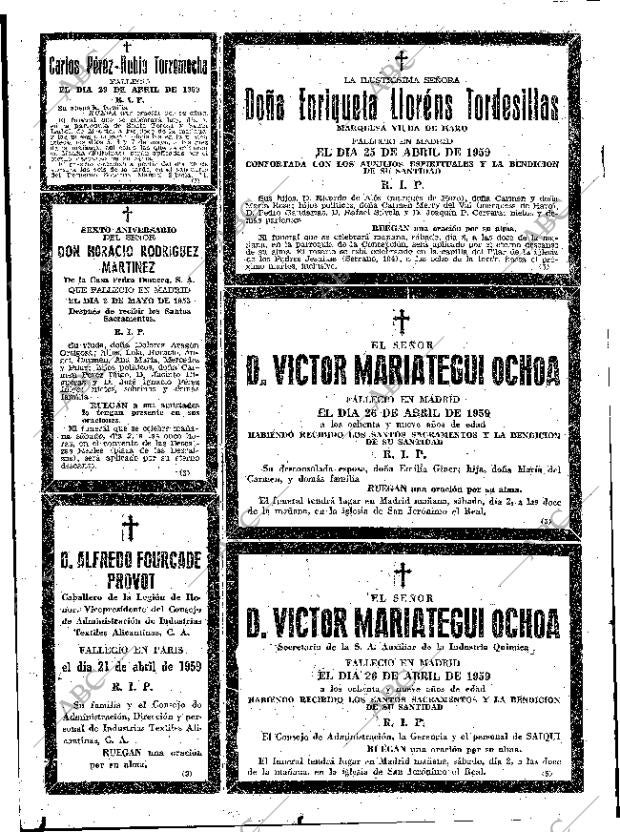 ABC MADRID 01-05-1959 página 70