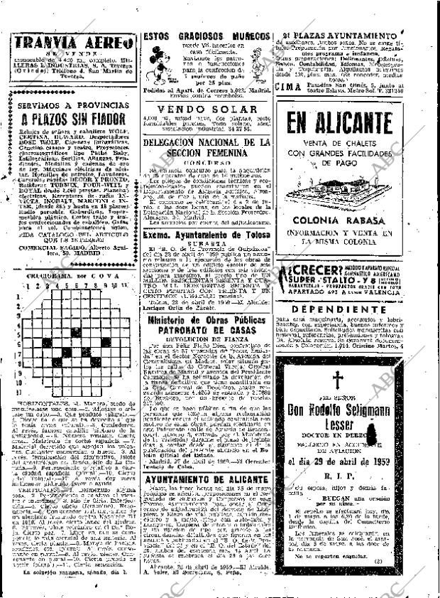 ABC MADRID 01-05-1959 página 71