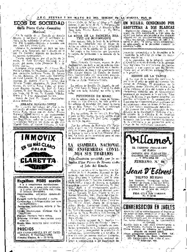 ABC MADRID 07-05-1959 página 42