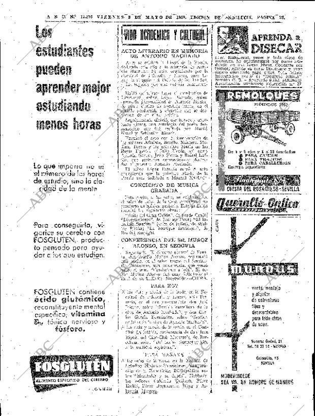 ABC SEVILLA 08-05-1959 página 26