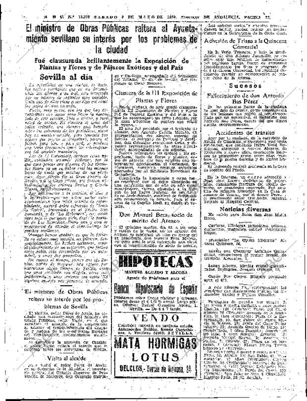 ABC SEVILLA 09-05-1959 página 27