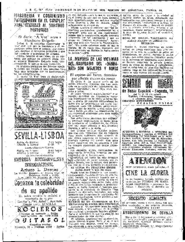 ABC SEVILLA 10-05-1959 página 54