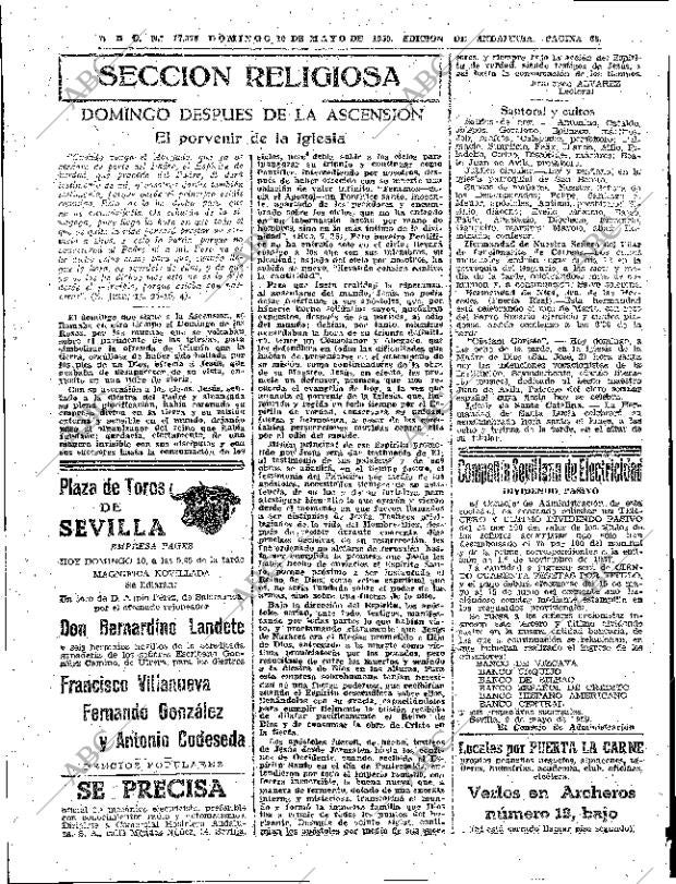ABC SEVILLA 10-05-1959 página 68